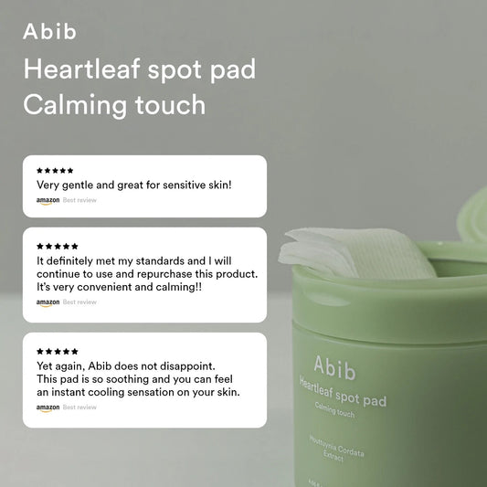 Abib Heartleaf Spot Pad Calming Touch 150ml 80 pads