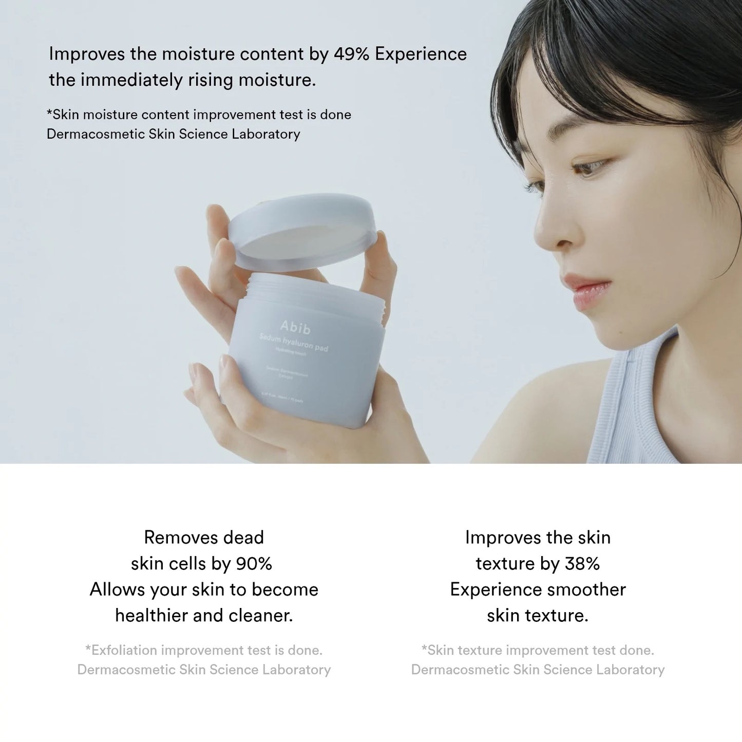 Abib Sedum Hyaluron Pad Hydrating Touch 165ml 75 pads