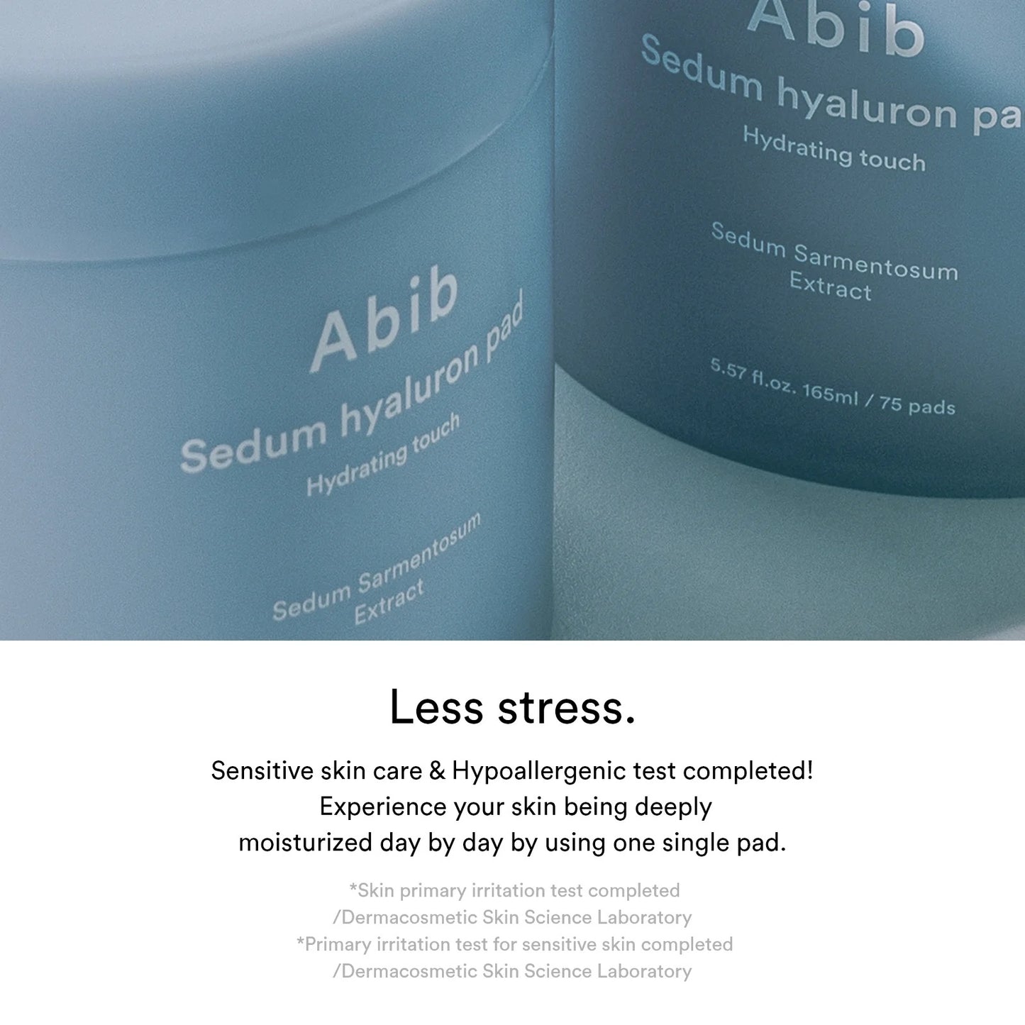 Abib Sedum Hyaluron Pad Hydrating Touch 165ml 75 pads