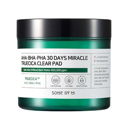 Some By Mi AHA BHA PHA 30 Days Miracle Truecica Clear Pad 70 pads