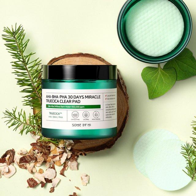 Some By Mi AHA BHA PHA 30 Days Miracle Truecica Clear Pad 70 pads