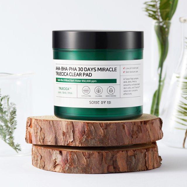 Some By Mi AHA BHA PHA 30 Days Miracle Truecica Clear Pad 70 pads