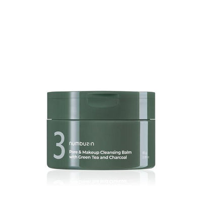 Numbuzin No.3 Pore & Makeup Cleansing Balm With Green Tea And Charcoal 85g