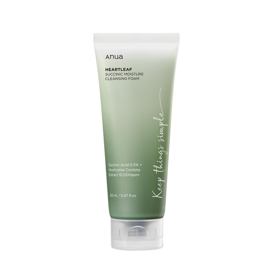 Anua Heartleaf Succinic Moisture Cleansing Foam 150ml