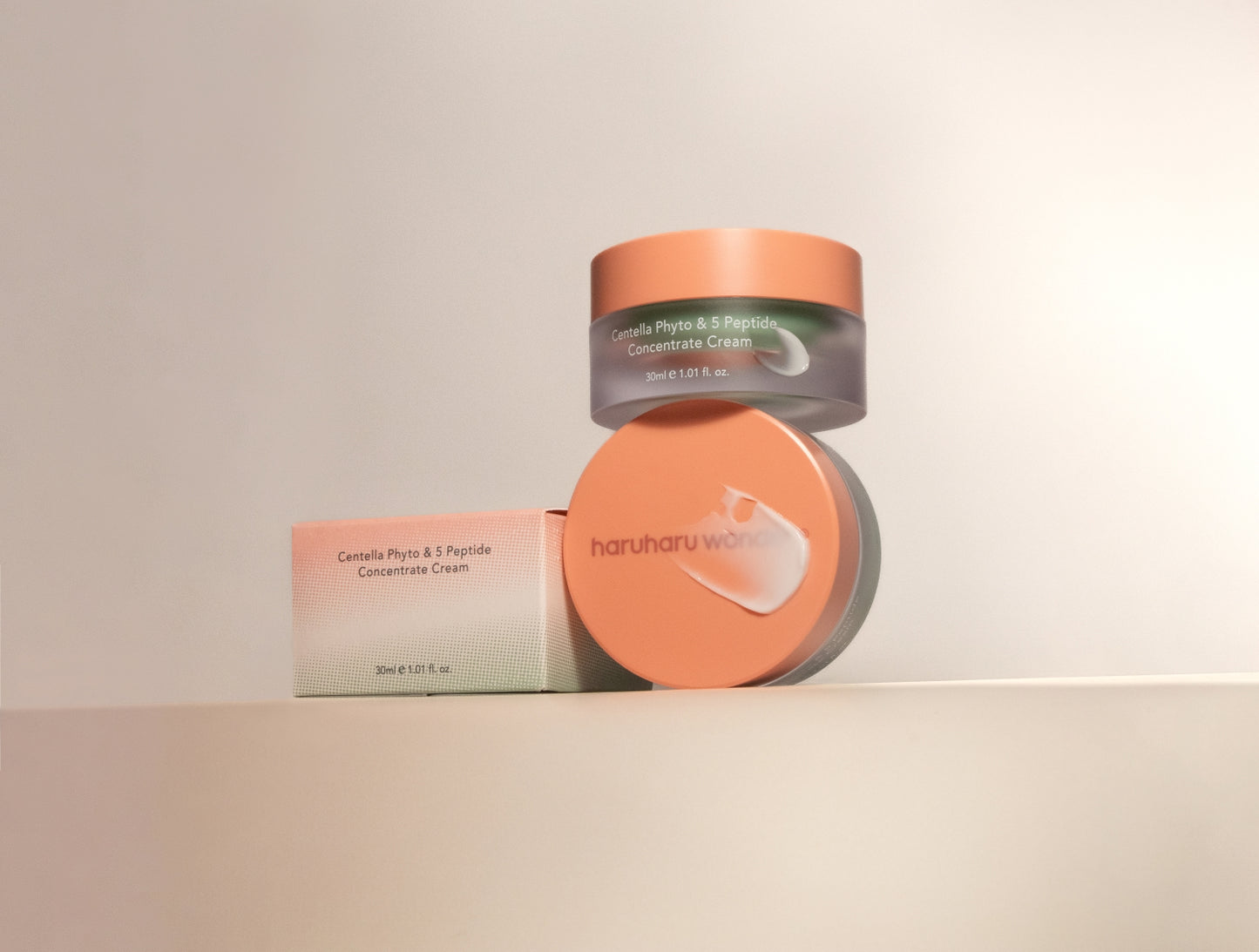 haruharu wonder Centella Phyto & 5 Peptide Concentrate Cream 30ml