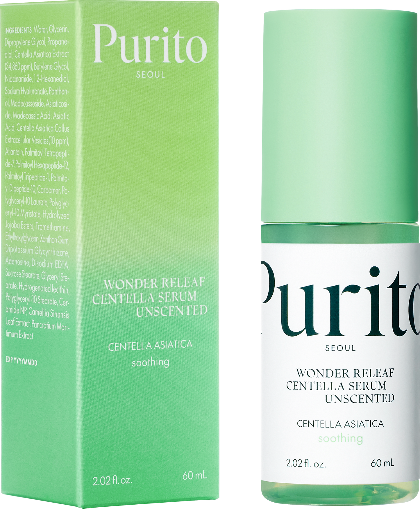 Purito Wonder Releaf Centella Serum Unscented 60ml