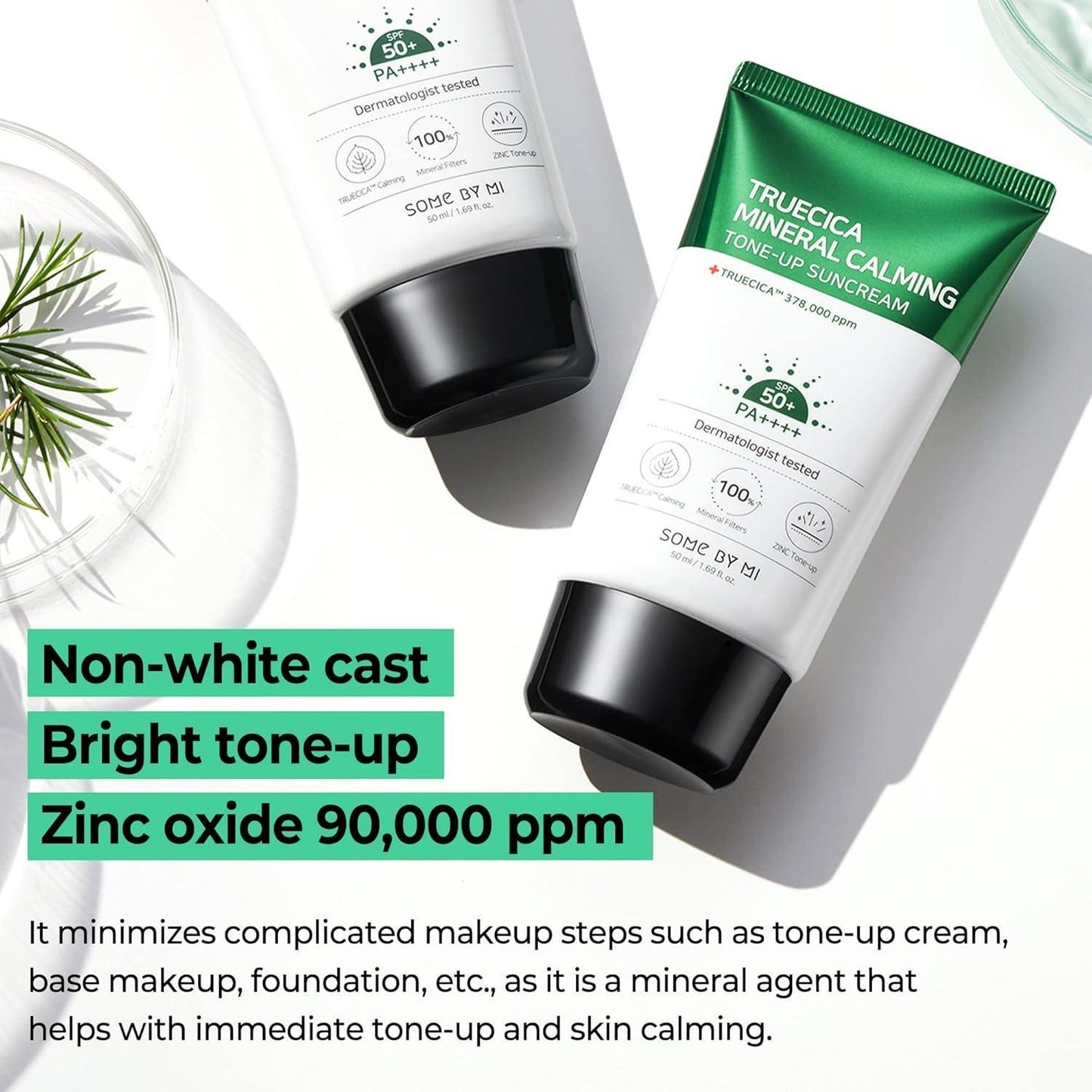 Some By Mi Truecica Mineral Calming Tone-Up Suncream 50ml