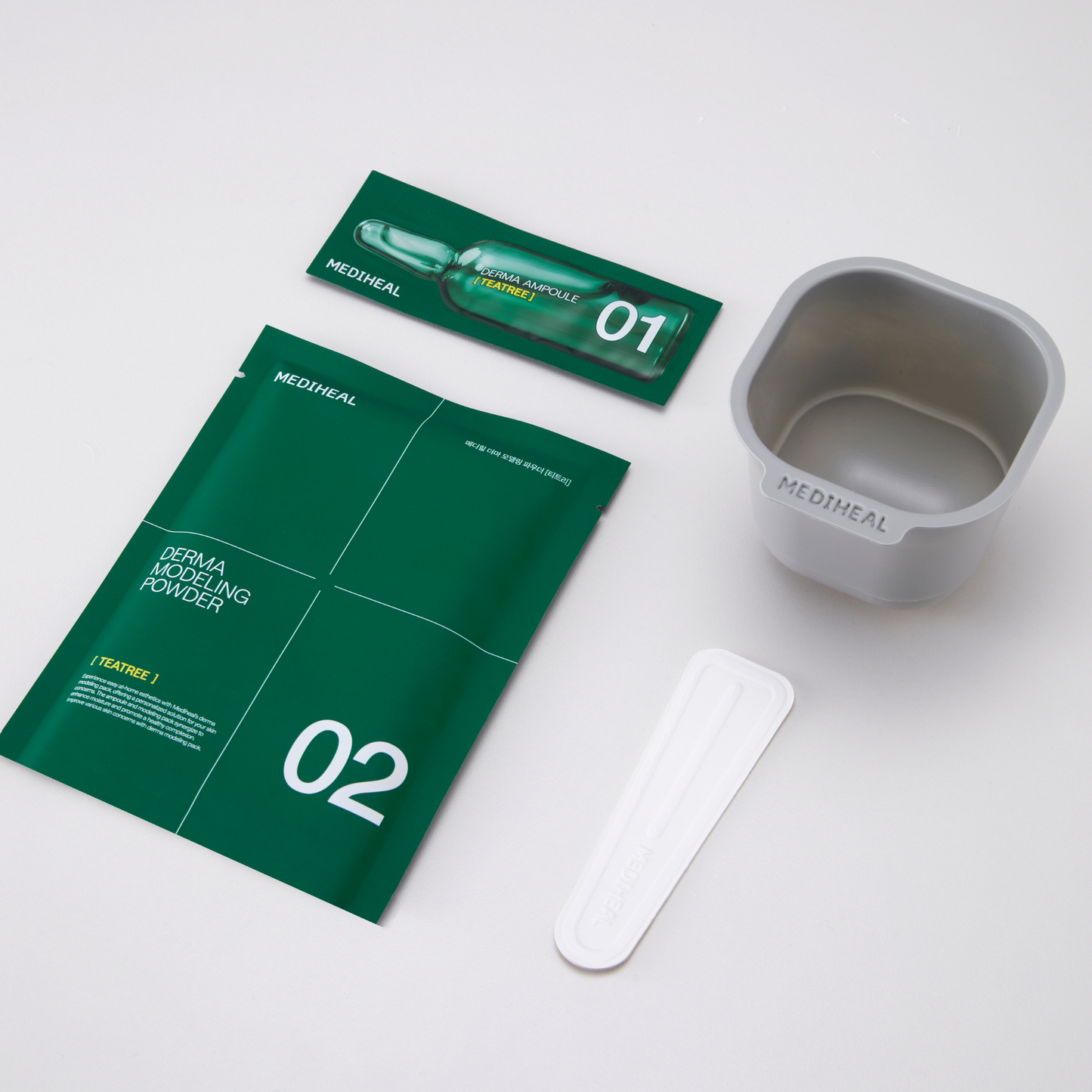 Mediheal Derma Modeling Pack Teatree Calming (Ampoule 2ml+ Powder 28g)