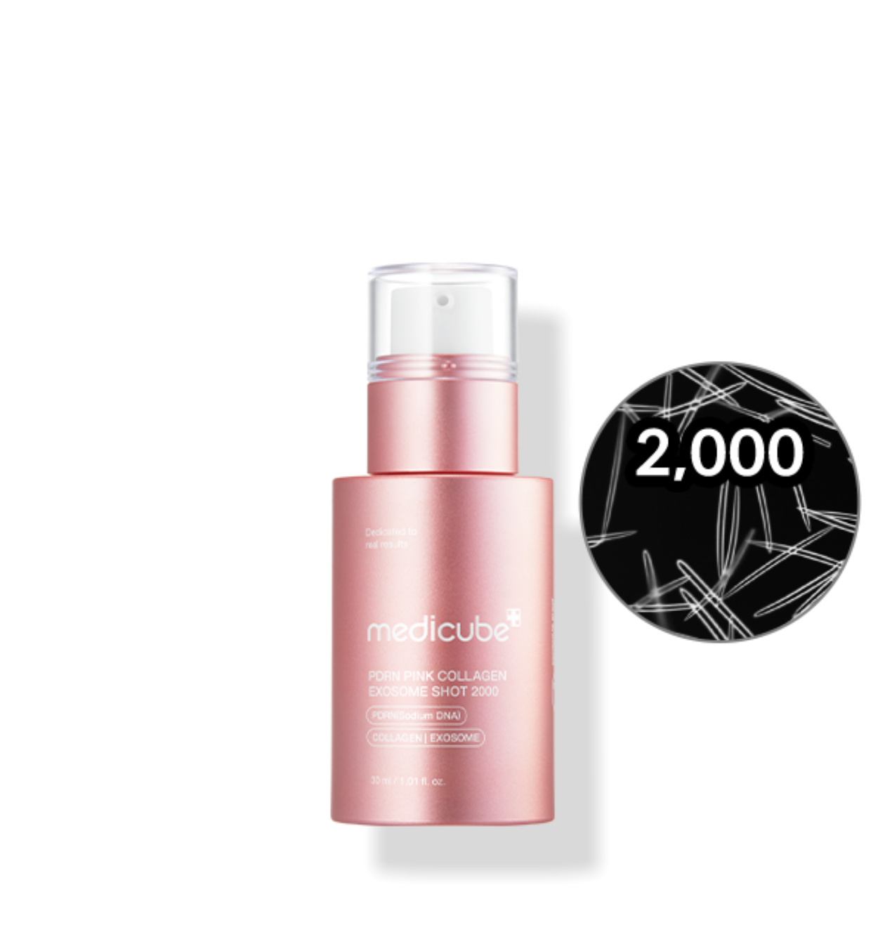 Medicube PDRN Pink Collagen Exosome Shot Ampoule 2000 30ml