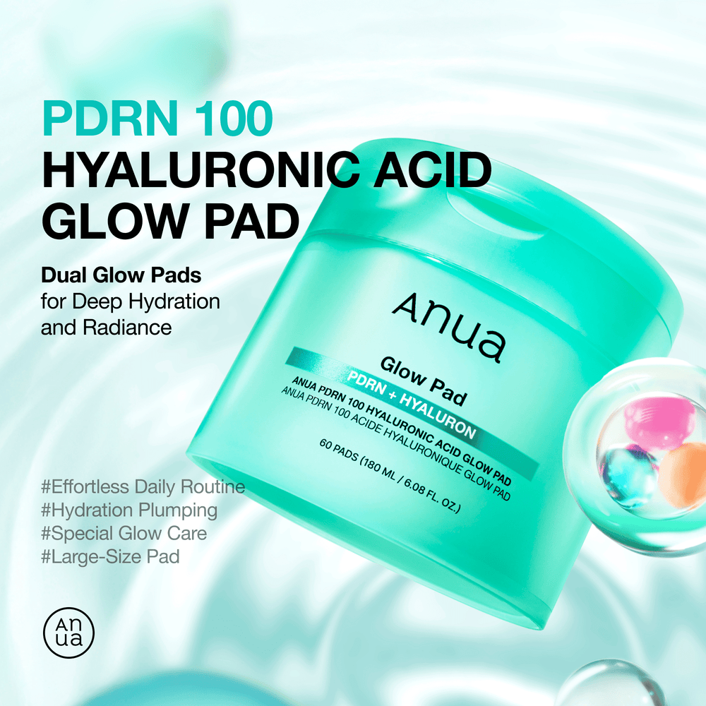 Anua PDRN 100 Hyaluronic Acid Glow Pad 180ml 60 pads