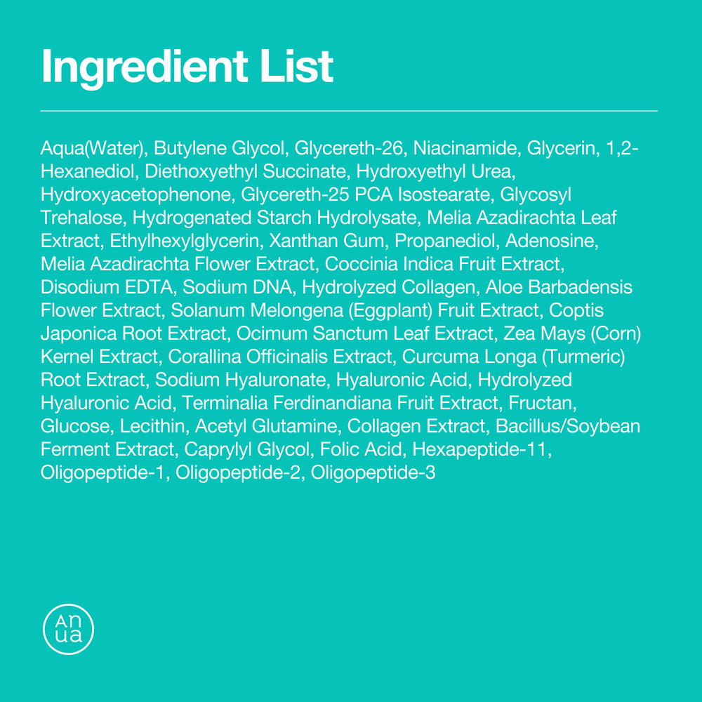 Anua PDRN 100 Hyaluronic Acid Glow Pad 180ml 60 pads