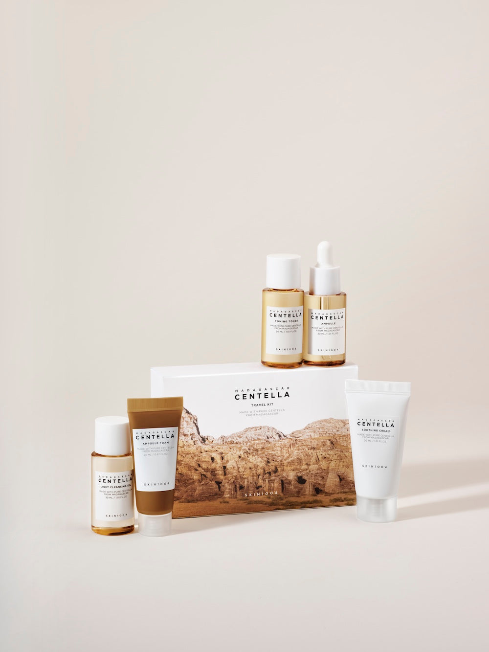 Skin1004 Madagascar Centella 5-piece Travel Kit