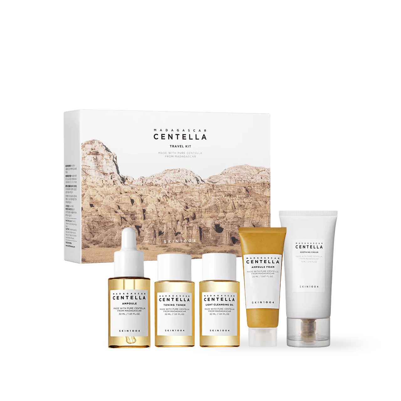 Skin1004 Madagascar Centella 5-piece Travel Kit