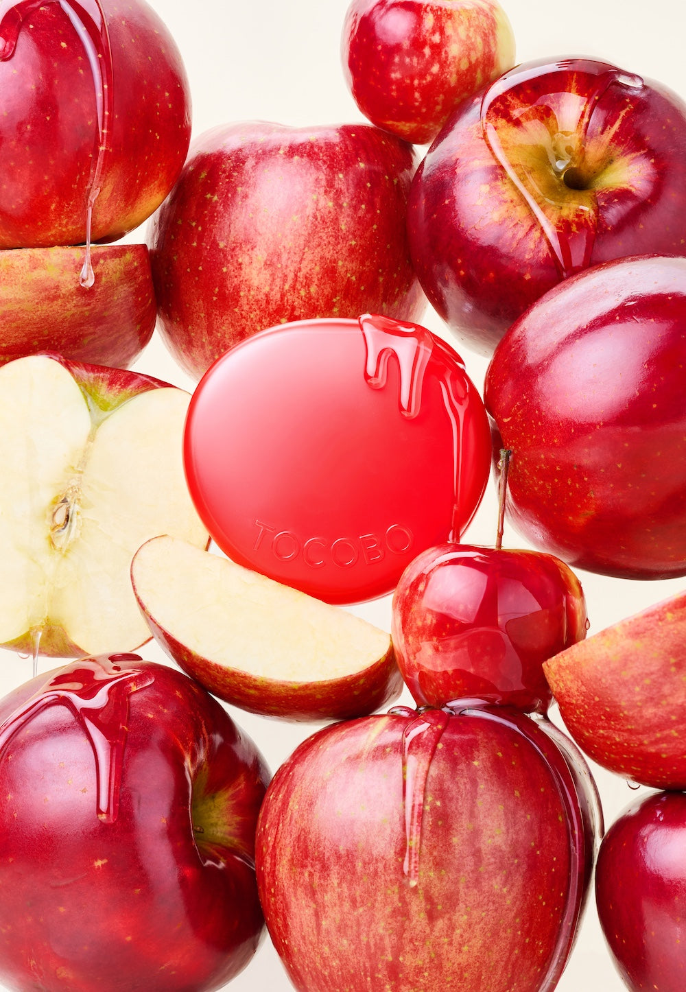 Tocobo Apple Dewy Fit Cushion - 6 Colors with Refill Set